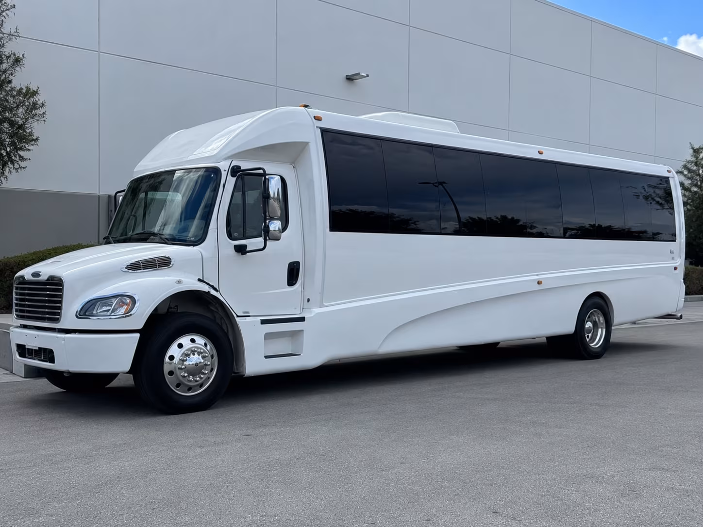 Passenger seating aboard a party bus rental serving Virginia Beach
