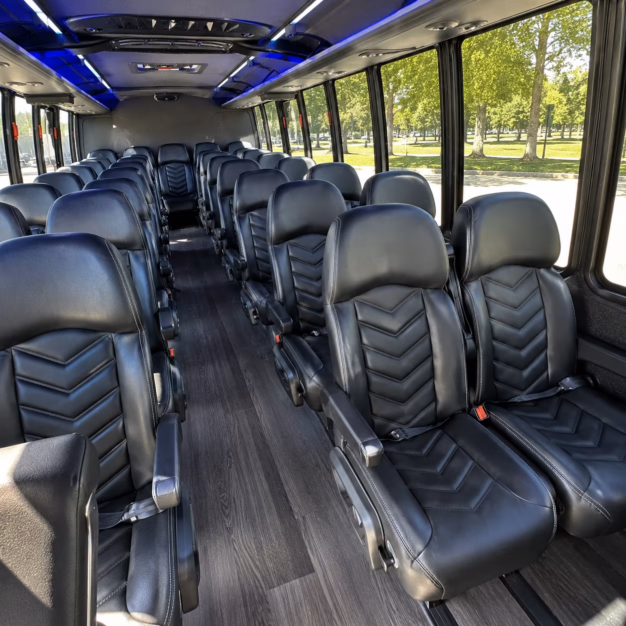 Virginia Beach Airport Shuttle & Transportation party bus exterior