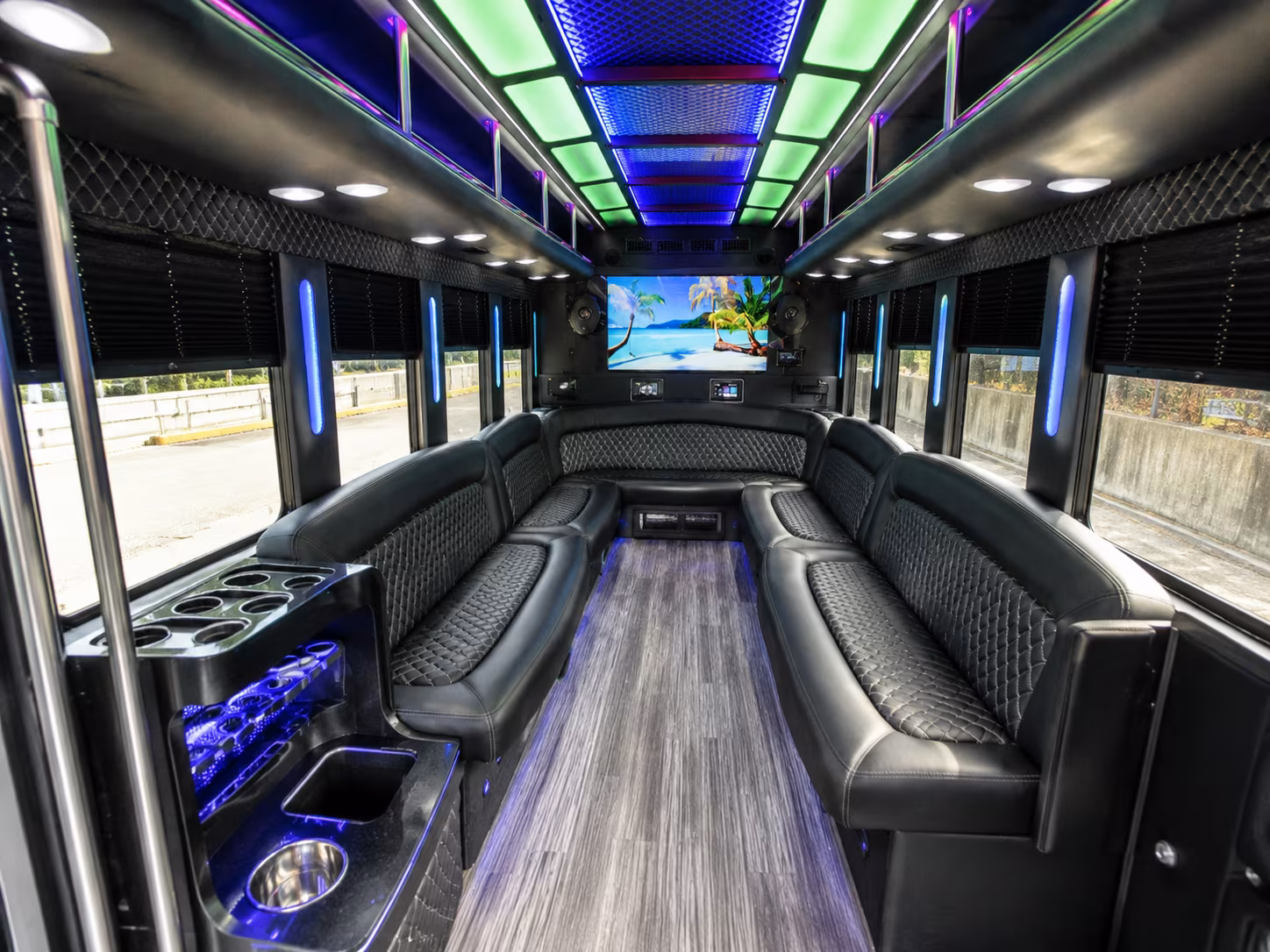 Virginia Beach Concert & Music Festival Transportation party bus exterior