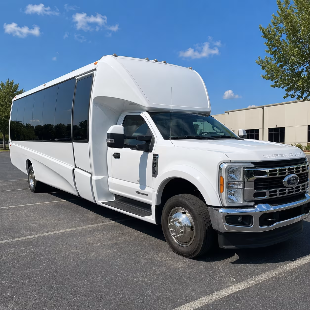 Virginia Beach Corporate Transportation party bus exterior
