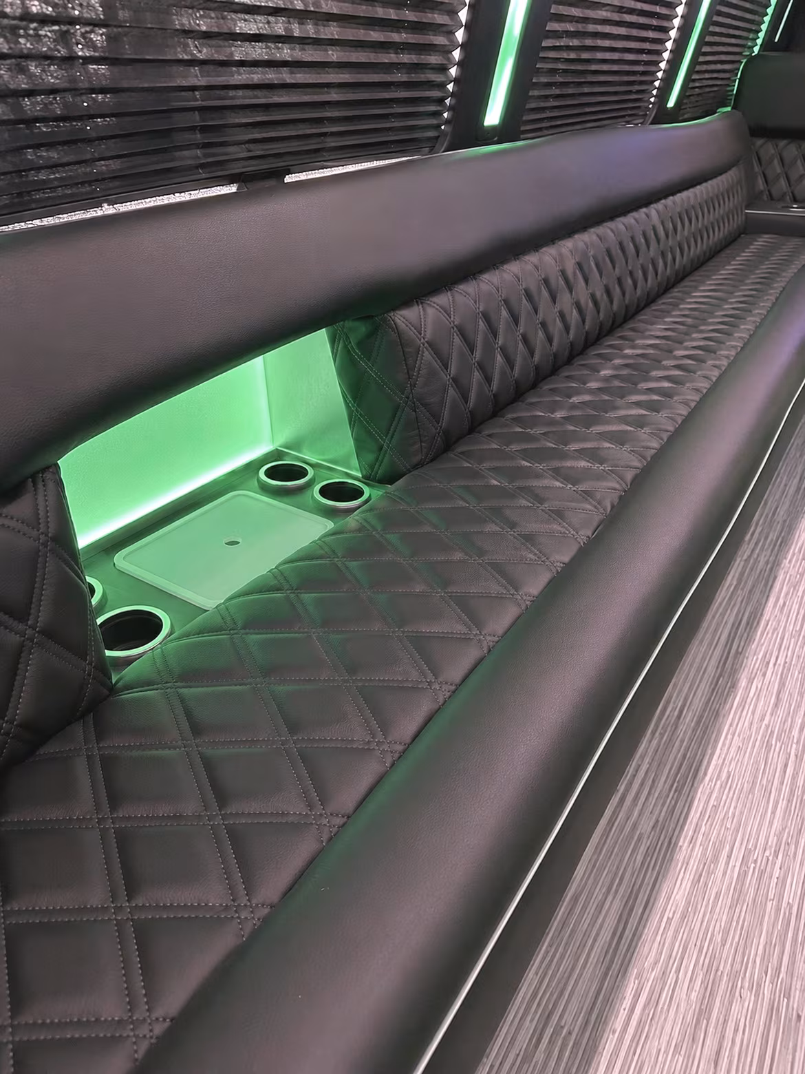 Virginia Beach Private Event Transportation party bus interior