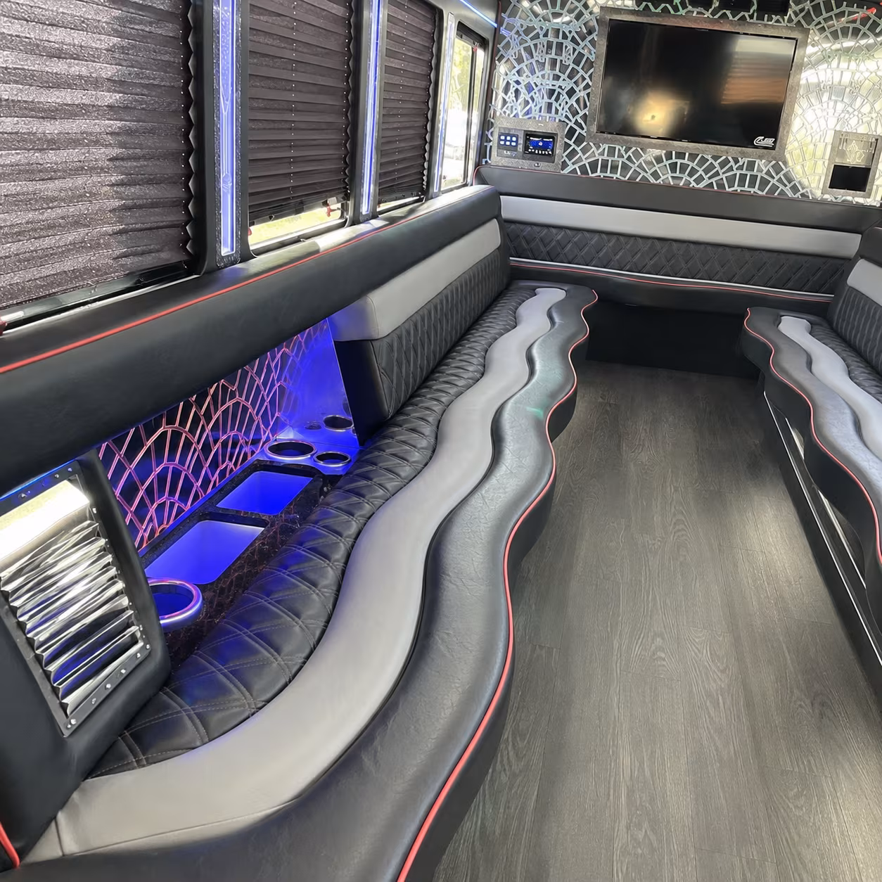 Virginia Beach Private Event Transportation onboard seating