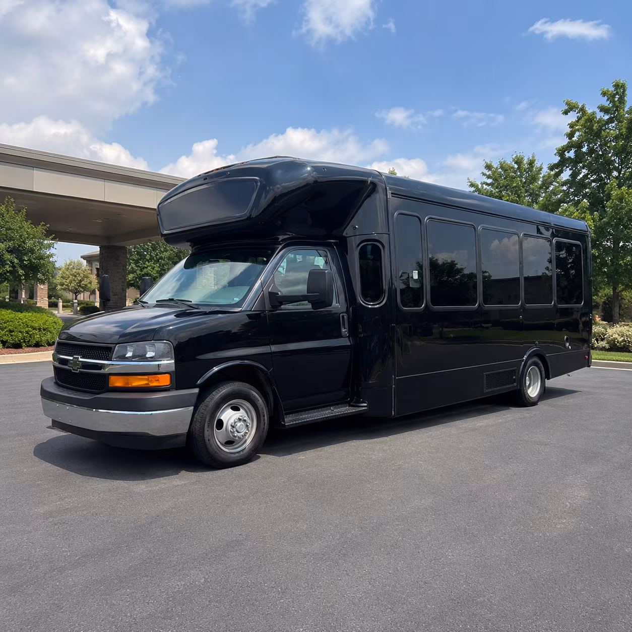 Virginia Beach Prom & Homecoming Transportation party bus exterior
