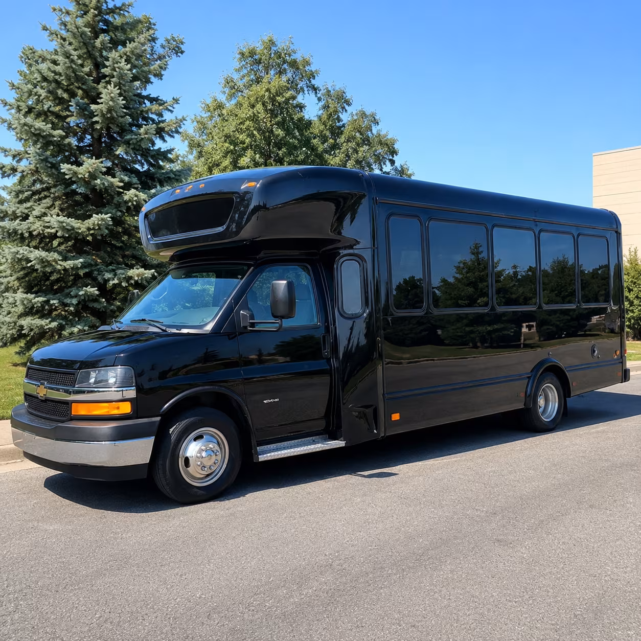 Virginia Beach Prom & Homecoming Transportation party bus exterior