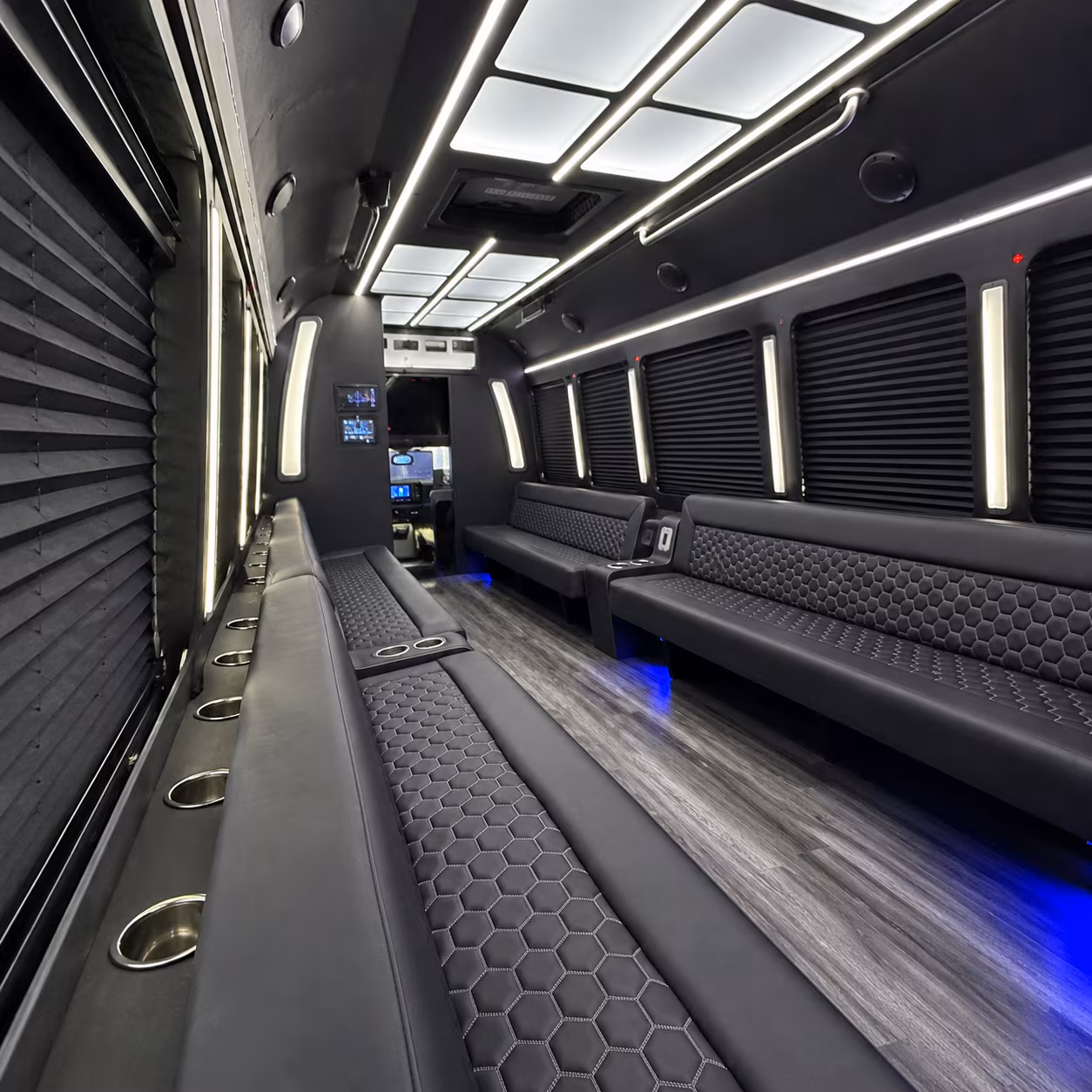 Virginia Beach Prom & Homecoming Transportation party bus exterior