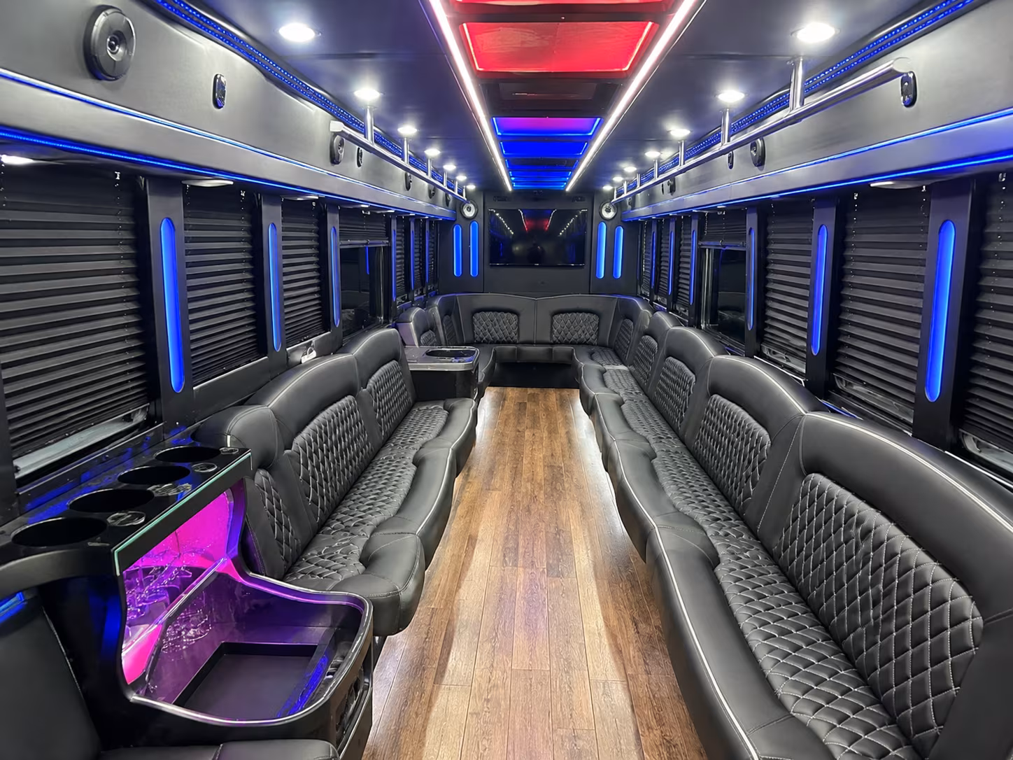 Virginia Beach Prom & Homecoming Transportation party bus exterior
