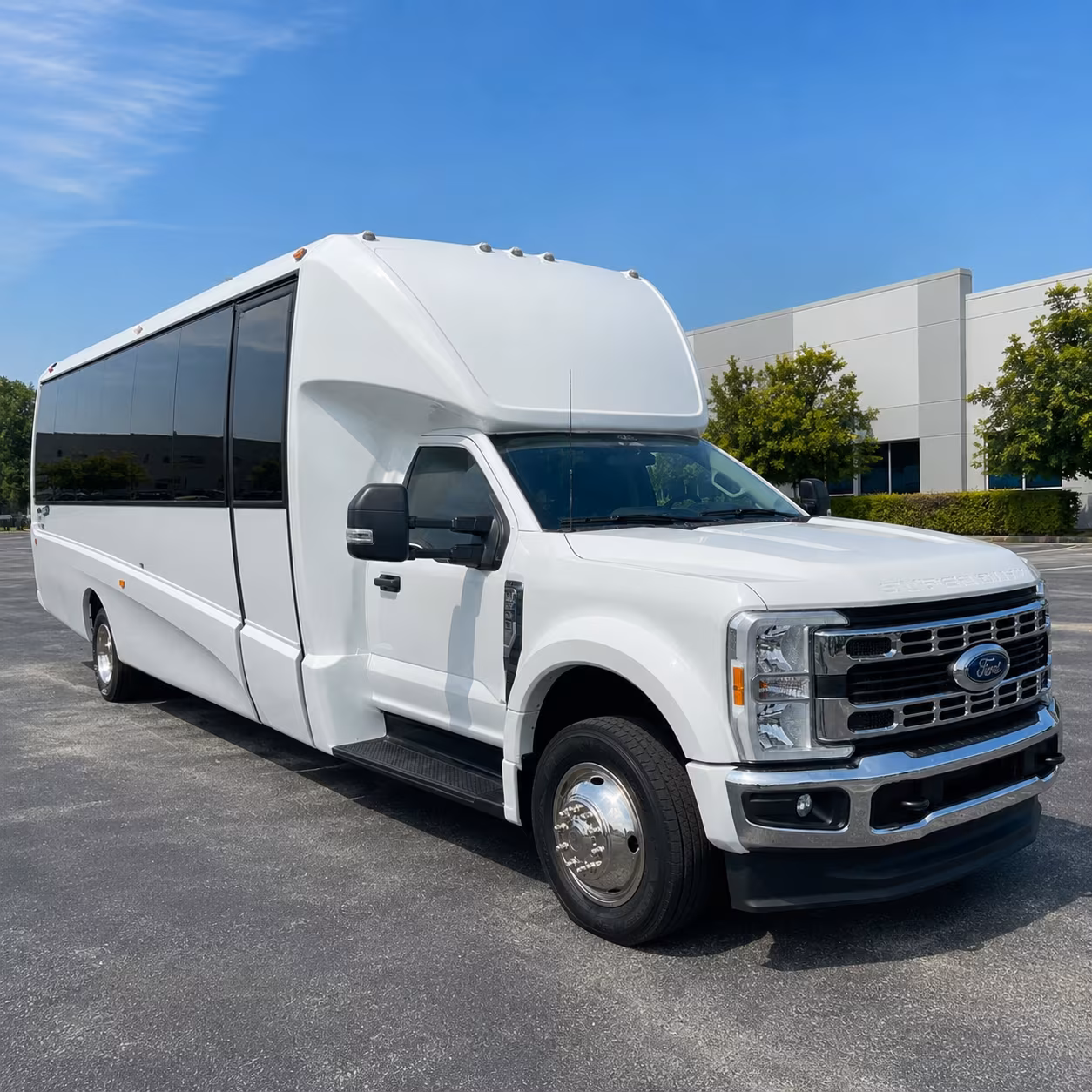 Virginia Beach School Event Transportation party bus exterior