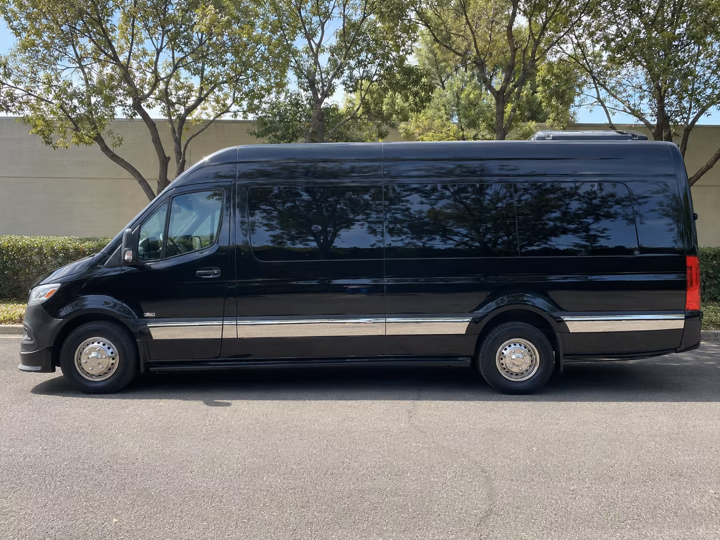 Virginia Beach School Event Transportation party bus exterior