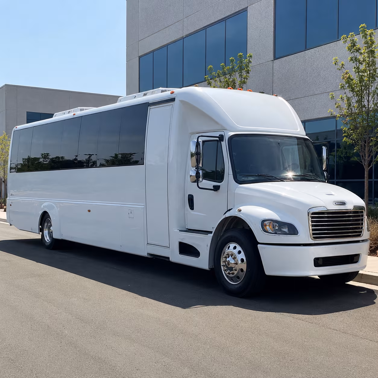 Virginia Beach Sporting Event Transportation party bus exterior