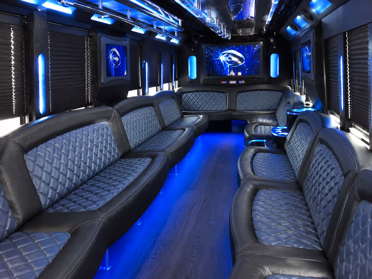 Virginia Beach Winery Tour & Pub Crawl Transportation party bus exterior