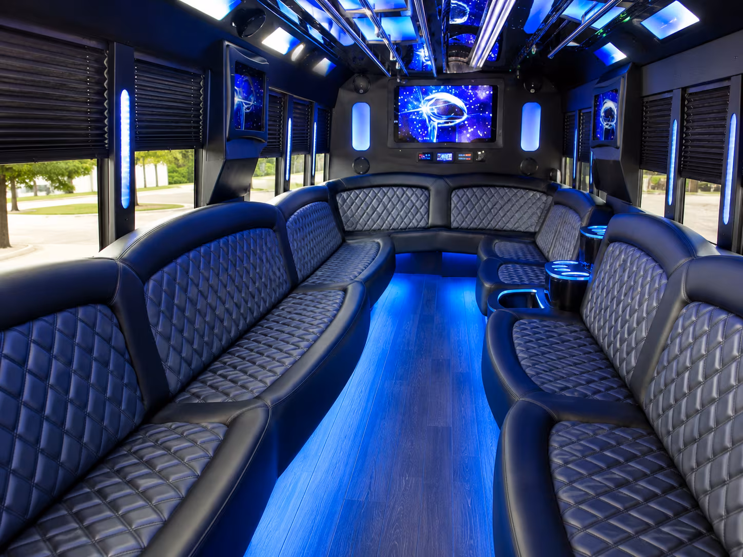 Virginia Beach Winery Tour & Pub Crawl Transportation party bus exterior